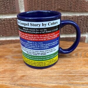 Bible Gospel Story Colors Coffee Mug Cup